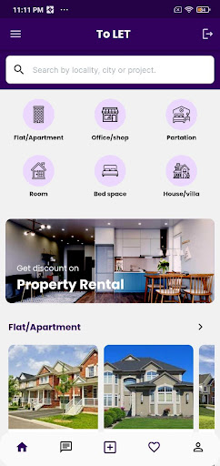 Android application To Let- find good spaces InUAE screenshort