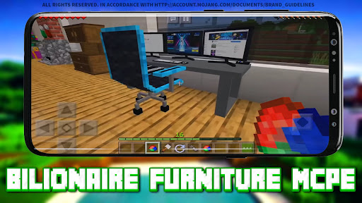 Mod Billionaire Furniture MCPE Screen 2