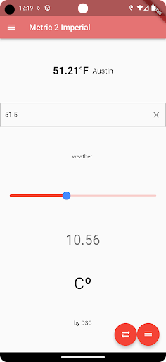 Metric to Imperial Screen 2