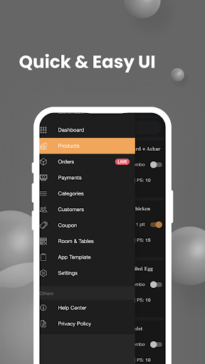 qizy Partner - Business App Screen 2