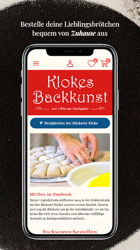 Android application Klokes Backkunst screenshort