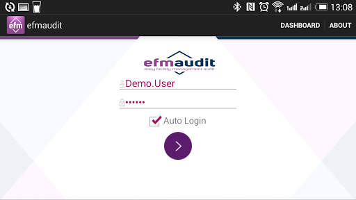 Android application EfmAudit screenshort
