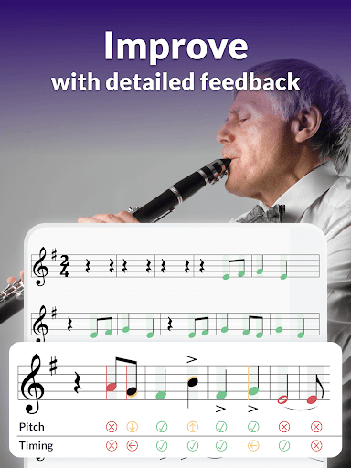 Screenshot of Clarinet Lessons - tonestro