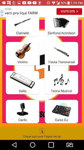 ArtBin: Cursos de Música Screen 3