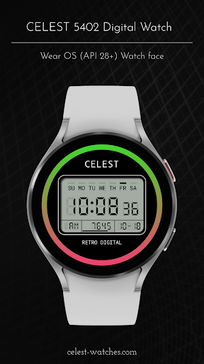 CELEST5402 Retro Digital Watch Screen 3