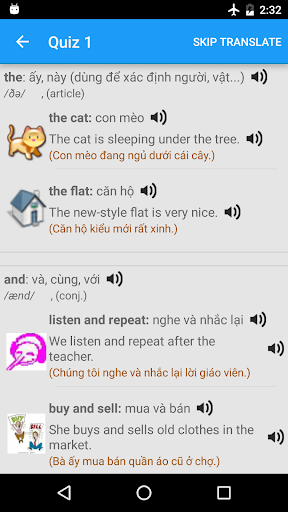 English Games - Listening Screen 3