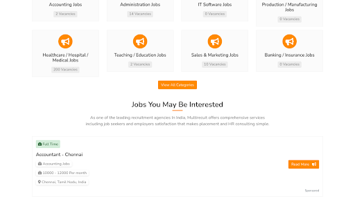 India Job Seekers Screen 2