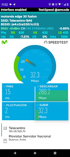 TestSpeed Screen 2