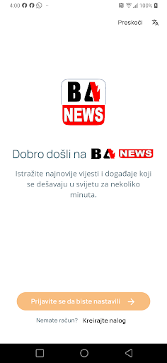 Android application Ba News screenshort