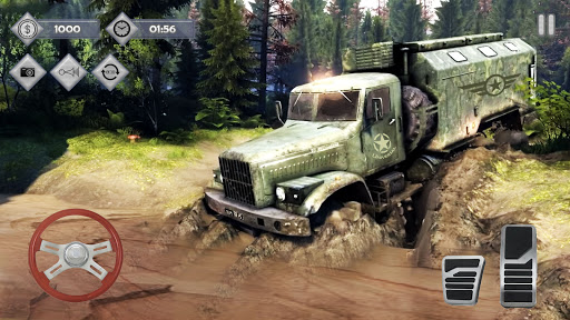 Android application Russian Truck Drive Army Truck screenshort