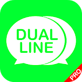 Advice Dual Account for Line icon