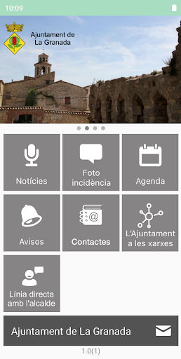 Android application Ajuntament de La Granada screenshort