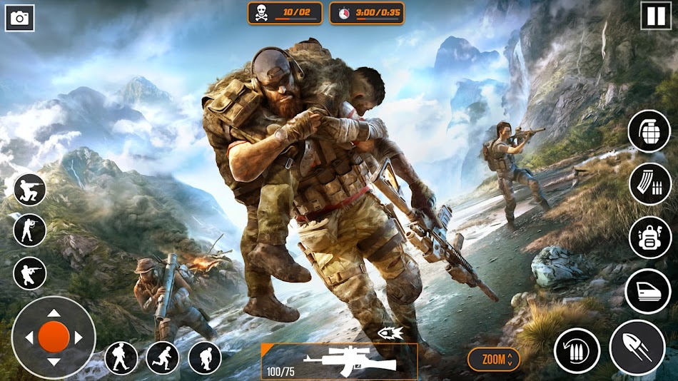 #2. Sniper Call 3d: Shooting Games (Android) By: Zamsolutions