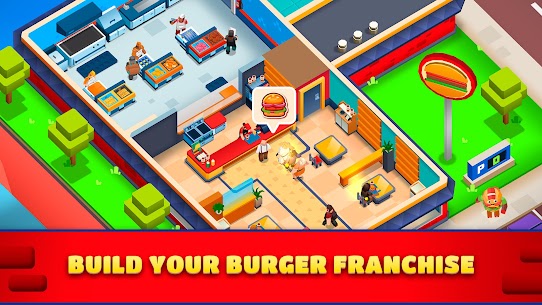 Idle Burger Empire Tycoon MOD APK—Game (Unlimited Money) 1
