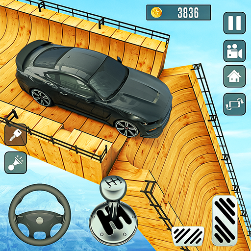 Mega Ramp Car Stunts Car Games logo