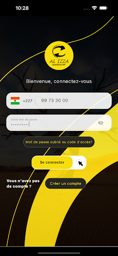 Android application Al Izza Business Pay screenshort