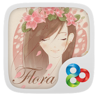 Flora GO Launcher Theme