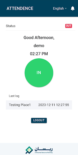 Raisaan Attendance Screen 2