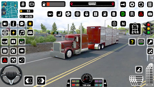 Captura de Pantalla 13 American Truck Driving Game 3D android