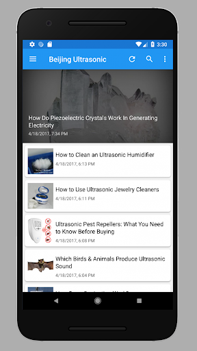 Android application Beijing Ultrasonic screenshort
