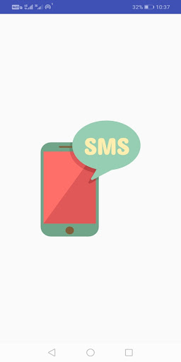 Android application ارسال پیامک انبوه screenshort