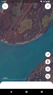 لقطة شاشة لبرنامج Google Earth