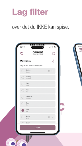 Android application CanEat screenshort