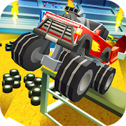 Blocky Monster Truck: Stunts Arena