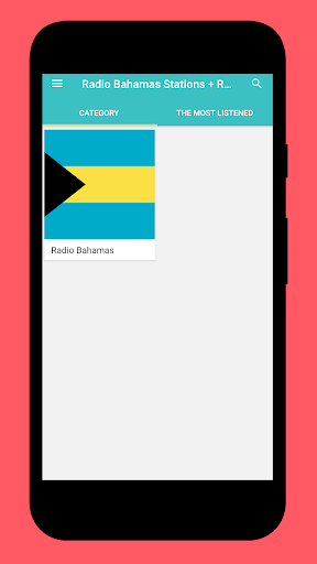 Android application Radio Bahamas + Radio Online screenshort