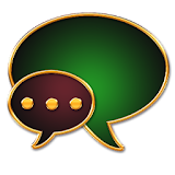 GO SMS Golden Vintage Green icon