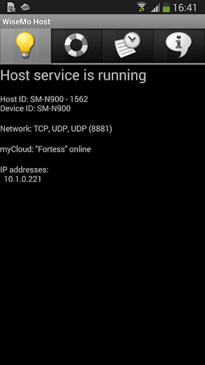 Android application Host Remote Ctl Add-on Unitech screenshort