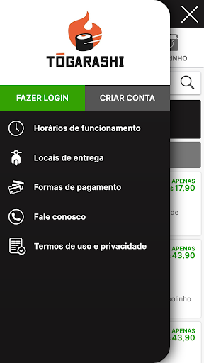 Android application Togarashi screenshort
