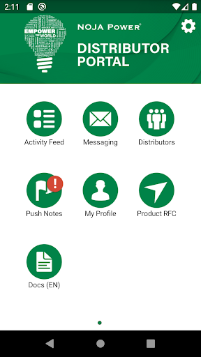 Android application NOJA Power Distributor Portal screenshort