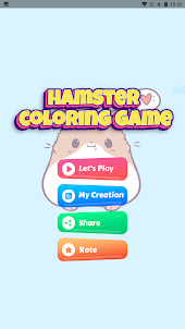 jogo de colorir hamster
