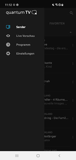 Android application Quantum TV screenshort