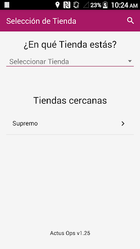 Android application Actus Ops screenshort