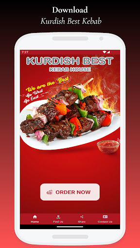 Android application Kurdish Kebab House screenshort
