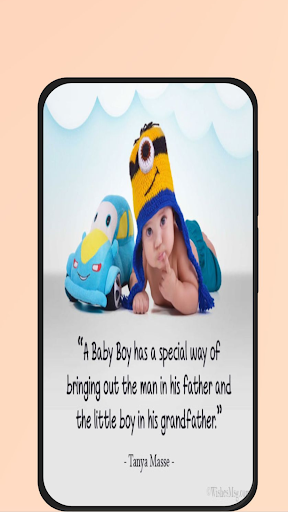 Android application new born congratulations screenshort