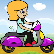 Scooter Ride Girl app icon