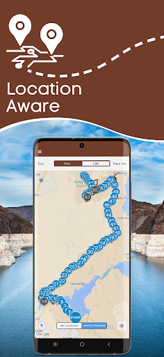 Lake Mead Self-Guided GPS Tour Screen 2