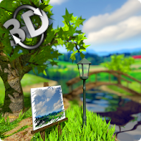 Parallax Nature: Summer Day 3D Gyro Wallpaper
