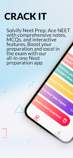 Android application Solvify Neet Preparation App screenshort