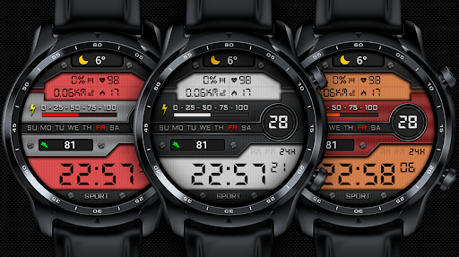 Digital Sport 3 Watchface Wear