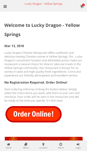 Android application Lucky Dragon Yellow Springs screenshort
