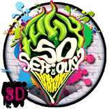 3D Graffiti joker Theme icon
