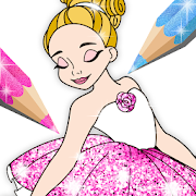 Top 48 Casual Apps Like Ballerina Coloring Book Glitter - Girl Games - Best Alternatives