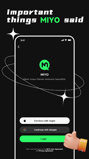 Android application MIYO Chat screenshort