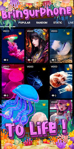jellyfish wallpaper Screen 2