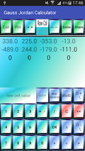 Gauss Jordan Calculator