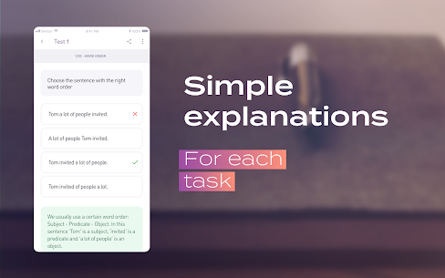 APK MOD del test di grammatica inglese (premium sbloccato) 4